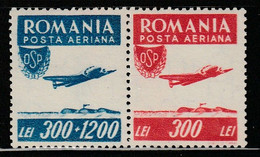 ROUMANIE - PA N°36/7 ** (1946) - Unused Stamps