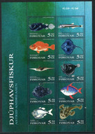 FAEROE ISLANDS 2006 Deep-Sea Fish MNH / **.  Michel 547-56; SG 496-505 - Islas Faeroes