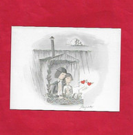 Carte Postale 2004 Numérotée Illustrateur PEYNET écrite Et Signée Annie Peynet Fille De Raymond Peynet - Peynet