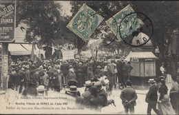 CPA CP Meeting Viticole De Nîmes 2 Juin 1907 Défilé De 250 000 Manifestants Sur Les Boulevards YT 111 CAD 4 6 1907 - Nîmes