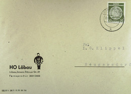 DDR: Dienst-Brief Mit 20 Pfg LÖBAU (SACHS) Vom 10.12.59 Abs: HO Löbau Mit LOGO Nach Neugersdorf/Sa. Knr: 37 - Storia Postale