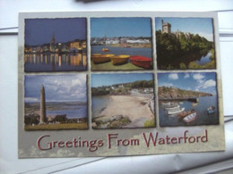 Ierland Ireland Waterford With Greetings - Waterford