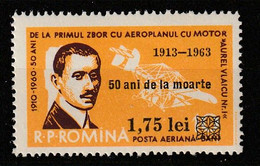 ROUMANIE - PA N°177 ** (1963) Aurel Vlaicu - Surchargé - Unused Stamps