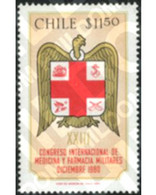 Ref. 180394 * MNH * - CHILE. 1980. INTERNATIONAL CONGRESS OF MILITARY MEDICINE AND PHARMACY . CONGRESO INTERNACIONAL DE - Chile