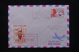 FRANCE - Timbre De Grêve De Bastia  Sur Enveloppe En 1988 Pour Nice - L 114871 - Dokumente