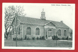 CARTOLINA NV STATI UNITI - WEWOKA - OKLA - Public Library - 9 X 14 - Other & Unclassified