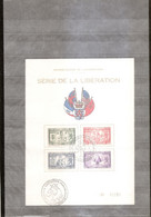 Guerre 40/45 - Libération ( Encart Premier Jour Du Luxembourg De 1945 Sur Papier Blanc Mince à Voir) - Guerre Mondiale (Seconde)