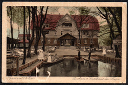 B0403 - Leipe Lübbenau Spreewald - Gasthaus Gaststätte Buchan - Arthur Redecker - Lübbenau