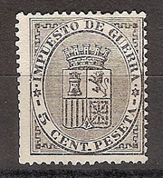 España 0141 * Escudo. 1874. Charnela - Ungebraucht