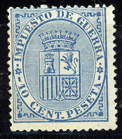 España 0142 (*) Escudo. 1874. Sin Goma - Neufs