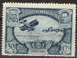 España 0586 * Iberoamericana. Aereo. 1930. Charnela - Nuevos