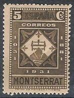 España 0638 ** Montserrat. 1931 - 1931-50 Nuevos & Fijasellos