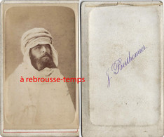 CDV Algérie-homme En Tenue Orientale Par J. Berthomier (à Alger) - Alte (vor 1900)
