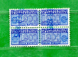 Italia ° - 1981 - Pacchi In Concessione, Lire. 900 Coppia  Unif. 21.  USATI. - Pacchi In Concessione