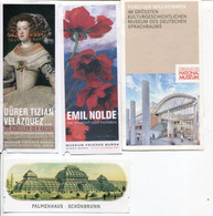 SEM Allemagne 4 Tickets Musée Frieder BURDA, National Museum Hambourg, Frieder BURDA Baden Baden - Eintrittskarten