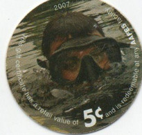 Stati Uniti D'America - 5 Cents - 2007  -Military Payment AAFES Certificates Series 10th Issue -Wor:P-M407 - Plastic - Serie 701