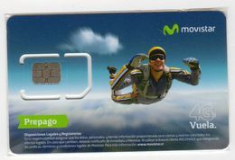 COSTA RICA CARTE GSM MOVISTAR PARACHUTISME - Costa Rica