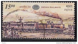 India Used 2002, 150 Yrs Of Indian Railways, First Train, Railway, Transport,  (sample Image) - Used Stamps