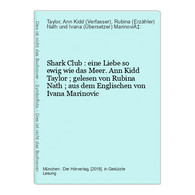 Shark Club : Eine Liebe So Ewig Wie Das Meer. - CD