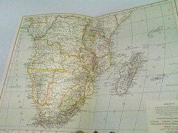Farblithografie Äquatorial- Und Südafrika, Maßstab 1 : 15.000.000 - Africa