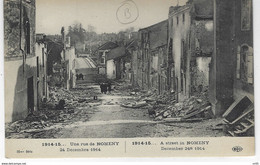 54 ( Meurthe Et Moselle ) -  Une Rue De NOMENY - 24 Decembre 1914 - Nomeny