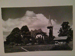 Kirche Aeschi. Sigriswiler Horn. Schweiz. AK. - Aeschi Bei Spiez