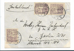 POL032a / POLEN - Mehrfachfrankatur Auf Kleinem Brief Ex Damasladek  1929 Nach Berlin - Covers & Documents