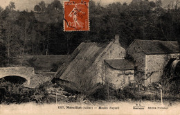 N°89761 -cpa Marcillat -moulin Fayard- - Water Mills