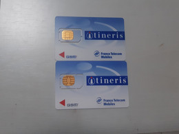 LOT 2 ANCIENNES CARTES GSM SIM FRANCE TELECOM ITINERIS B.E !!! - Sonstige & Ohne Zuordnung