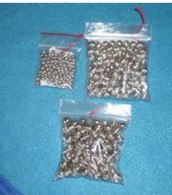 Perles Striées 4,8 Mm En Métal Nickelé ! Indianiste, Trade, Old Time, Reconstitution... - Pearls