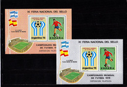 Soccer World Cup 1978 - SPAIN - 2 S/S MNH - 1978 – Argentine