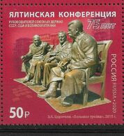 Russia 2020, Yalta Conference 1945, J. Stalin, FDR Roosevelt, Winston Churchil, XF MNH** - Nuovi