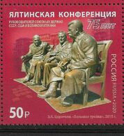 Russia 2020, Yalta Conference 1945, J. Stalin, FDR Roosevelt, Winston Churchil, XF MNH** - Ungebraucht