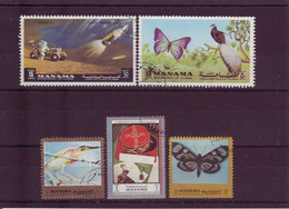 Asie - Manama - Divers - 5 Timbres Différents - 963 - Bahreïn (1965-...)