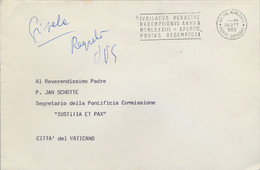 COMITATO CENTRALE ANNO GIUBILARE  - VATICANO / VATICANE , SOBRE CIRCULADO CON MARCA DE FRANQUICIA - Lettres & Documents