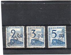 FRANCE   3 Timbres 2 F, 3 F, Et 5 F     1960   Y&T:42, 43, Et 45    Colis Postaux Oblitérés - Usados