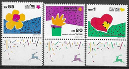 ISRAEL # FROM 1990 STAMPWORLD 1166-68** - Nuevos (con Tab)