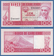 1977  CAPE VERDE  100 ESCUDOS  P 54a  NEUF UNC. CONDITION - Cap Vert