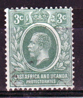 East Africa And Uganda 1912 King George V 3c Stamp In Fine Used Condition. - East Africa & Uganda Protectorates