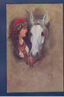 CPA Femme Avec Cheval Horse Women Non Circulé - Frauen