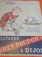 Protège-Cahier/ Moutarde GREY-POUPON/ DIJON/ Il N'est Moutarde Que.../NAVARRE St OUEN/ /Vers 1950           CAH318 - Omslagen Van Boeken