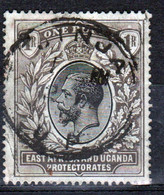 East Africa And Uganda 1912 King George V 1R Stamp In Fine Used Condition. - Protectoraten Van Oost-Afrika En Van Oeganda