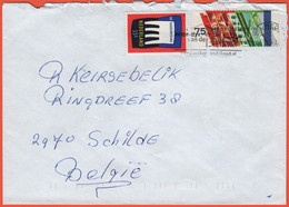 OLANDA - NEDERLAND - Paesi Bassi - 2004 - 2 Stamps - Viaggiata Da Nieuwegein Per Schilde, Belgium - Storia Postale