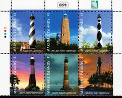 Marshall Islands - 2008 - Lighthouses - Mint Stamp Set - Marshall Islands