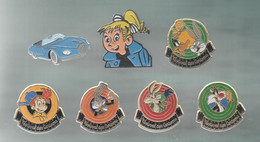 PINS PIN'S  DISNEY 1174 SPIROU FESTIVAL DES CARTOONS SPEEDY TITI BUGS AUTO  LOT 7 PINS - Disney