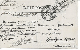 AMBOISE (37) - Hopital D'AMBOISE - Sur Carte Environs De Loches La Chartreuse - Guerre 14/18 - FM . - Oorlog 1914-18