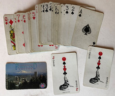 Jeu De 54 Cartes Ville De Portland Oregon Smith Western - 54 Cartes