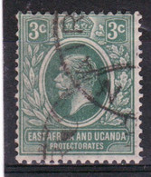 East Africa And Uganda 1921 King George V 3c In Fine Used Condition. - East Africa & Uganda Protectorates