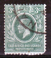 East Africa And Uganda 1921 King George V 3c In Fine Used Condition. - Protettorati De Africa Orientale E Uganda