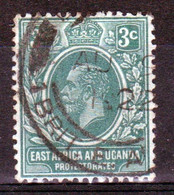 East Africa And Uganda 1921 King George V 3c In Fine Used Condition. - East Africa & Uganda Protectorates